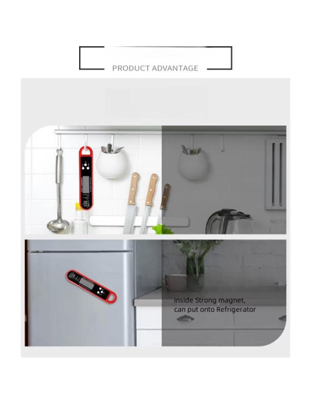 Termómetro Digital de Carne Impermeable G11 - Rango -50C a 300C Termómetro Digital de Carne Impermeable G11 - Rango -50C a 300C