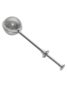 Colador de Té de Acero Inoxidable Anphly - Prensa y Filtro 18 cm