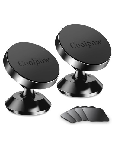Soporte Magnético Coolpow para Teléfono en Coche 2-Pack