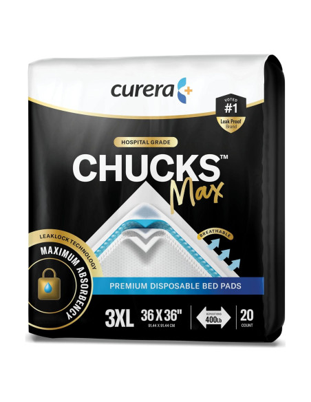 Almohadillas Desechables Chucks MAX 91x91 cm para Incontinencia Almohadillas Desechables Chucks MAX 91x91 cm para Incontinencia
