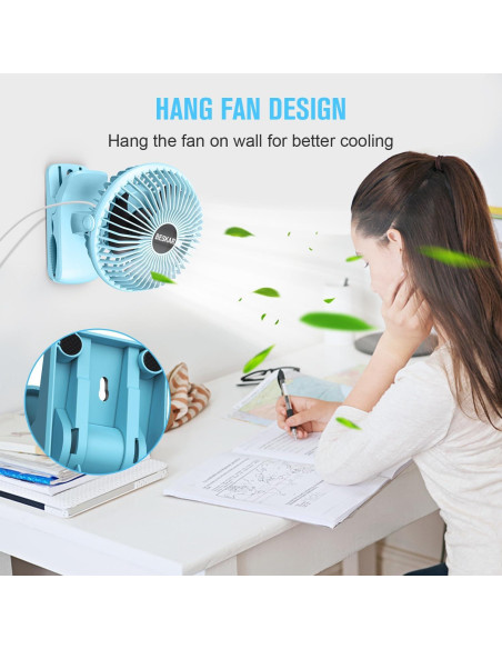 Ventilador de Clip BESKAR ZLS-E300 USB 3 Velocidades Ventilador de Clip BESKAR ZLS-E300 USB 3 Velocidades