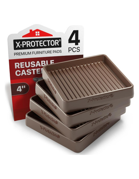 Almohadillas Antideslizantes X-PROTECTOR 4 pcs 10.16 cm Goma Almohadillas Antideslizantes X-PROTECTOR 4 pcs 10.16 cm Goma