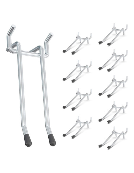 Ganchos de Tablero de Clavos HUHOLE 10PC 10cm Alta Resistencia Ganchos de Tablero de Clavos HUHOLE 10PC 10cm Alta Resistencia