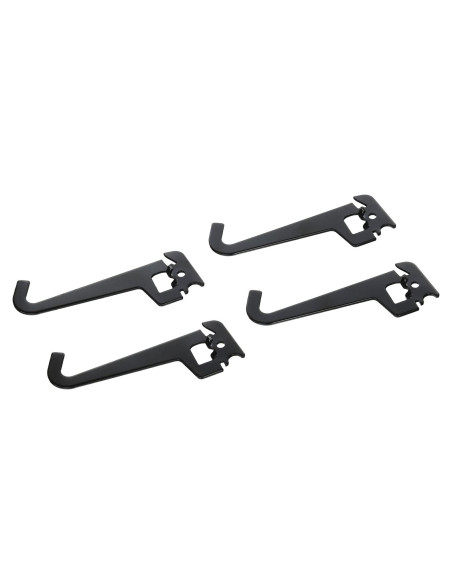 Ganchos Ranurados de Punta Curva Wall Control 8.89 cm Negro - 4 Piezas Ganchos Ranurados de Punta Curva Wall Control 8.89 cm Negro - 4 Piezas