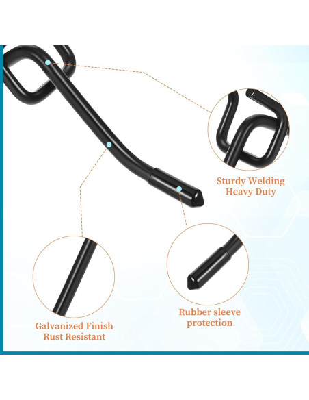 Ganchos para Panel Perforado Zyghjort 5-15 cm - 60 Piezas Ganchos para Panel Perforado Zyghjort 5-15 cm - 60 Piezas