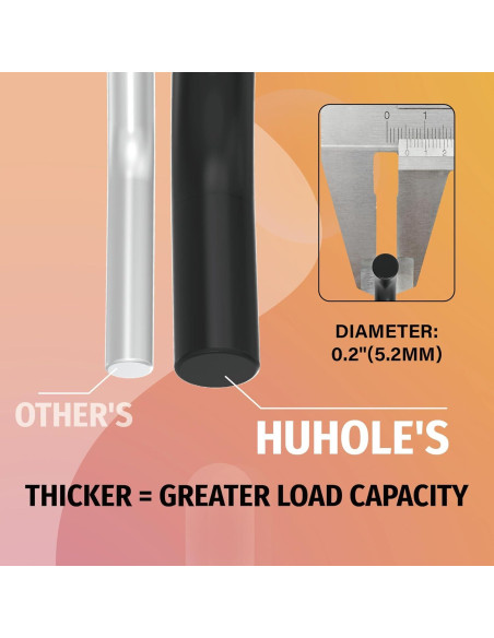 Soportes de Estante de Tablero de Clavijas HUHOLE 8 Piezas 30 kg Soportes de Estante de Tablero de Clavijas HUHOLE 8 Piezas 30 kg