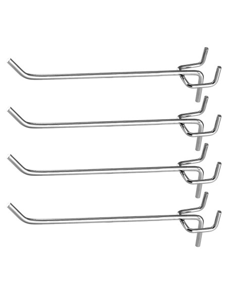 50 Ganchos para Tablero de Clavos Jiozermi 15.24 cm Metal Resistente 50 Ganchos para Tablero de Clavos Jiozermi 15.24 cm Metal Resistente