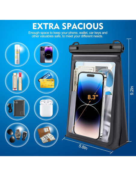 Funda Flotante Impermeable Grande PEDVSTY para Teléfono Funda Flotante Impermeable Grande PEDVSTY para Teléfono