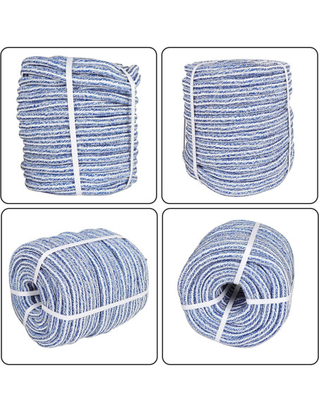 Cuerda de poliéster trenzada TINVHY 1.9 cm x 45.72 m 20000 kg Cuerda de poliéster trenzada TINVHY 1.9 cm x 45.72 m 20000 kg