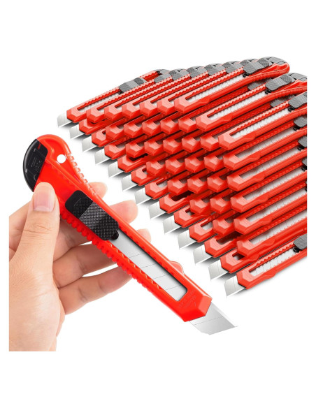Cuchillo Utilitario Retráctil DIYSELF 30 Paquete 18mm Cuchillo Utilitario Retráctil DIYSELF 30 Paquete 18mm