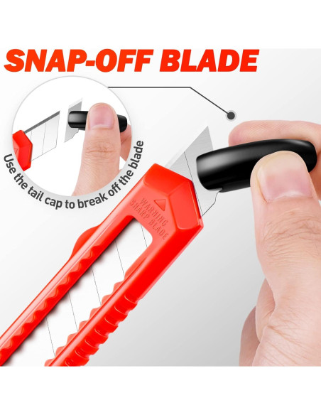 Cuchillo Utilitario Retráctil DIYSELF 30 Paquete 18mm Cuchillo Utilitario Retráctil DIYSELF 30 Paquete 18mm