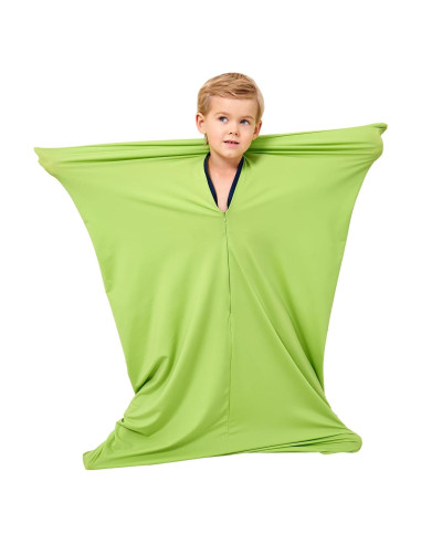 Calcetín Corporal Sensorial YAERSI para Niños Verde Pequeño