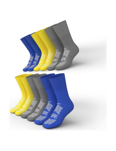 Calcetines Antideslizantes Hospitalarios AHS - X-Grande - 6 Pares