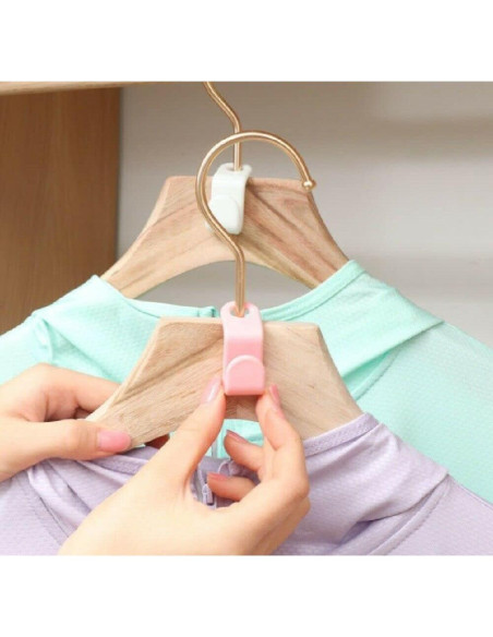 Ganchos Conectores para Perchas Genérico 40 Pcs Ahorra Espacio Ganchos Conectores para Perchas Genérico 40 Pcs Ahorra Espacio