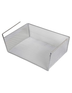 Canasta Bajo Estante YBM Home Acero Inoxidable 6x15x10 cm