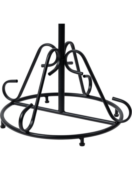 Soporte de bufandas y cinturones MyGift negro 68 cm metal Soporte de bufandas y cinturones MyGift negro 68 cm metal