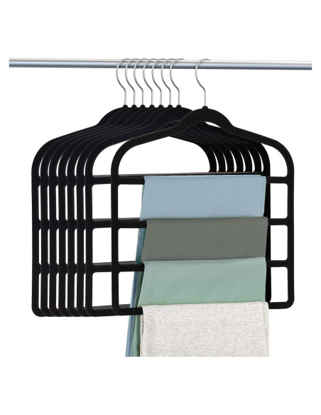 Perchas de Terciopelo Antideslizantes DUDUCOFU - Paquete de 8 Perchas de Terciopelo Antideslizantes DUDUCOFU - Paquete de 8