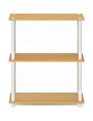 Estante de Exhibición Furinno 3 Niveles Haya 60x75 cm