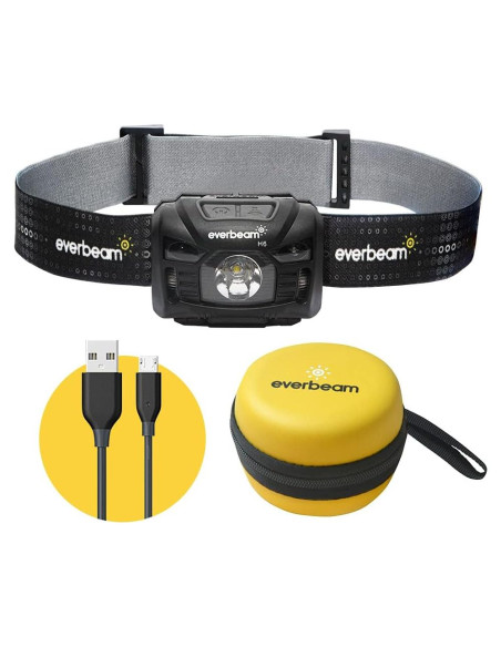 Linterna Frontal LED Everbeam H6 Switch, 680 Lúmenes, USB Linterna Frontal LED Everbeam H6 Switch, 680 Lúmenes, USB