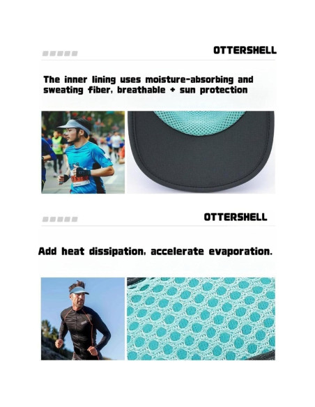 Visera de Sol Deportiva OTTERSHELL - Protección UV UPF 50+ Visera de Sol Deportiva OTTERSHELL - Protección UV UPF 50+