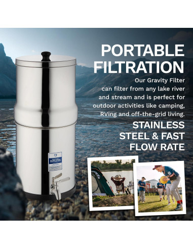 Filtro de Agua por Gravedad Survivor Filter Ultra 8.5L