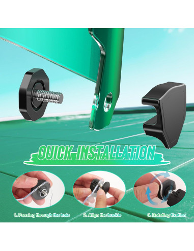 Visera de Fútbol OYMLANX Doble Clara y Verde para Casco