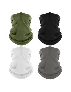 Paquete de 4 Gaiters para Cuello Transpirables UV Unisex