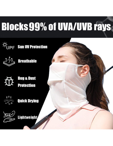 Mascarilla de Cuello M-YOUNG UV Protección Facial Talla Única