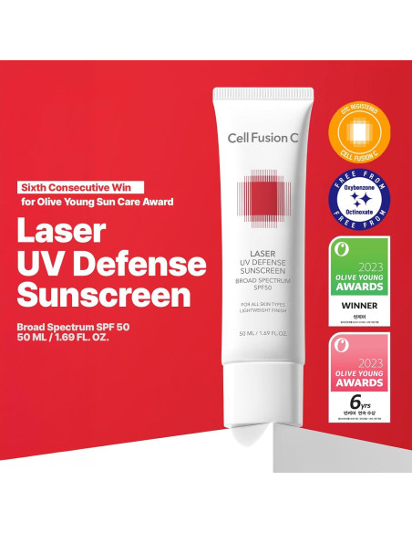 Protector Solar Facial Cell Fusion C Laser UV Defense SPF 50 - 50ml Protector Solar Facial Cell Fusion C Laser UV Defense SPF 50 - 50ml