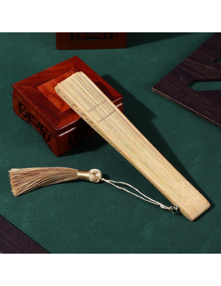 Abanico Plegable de Madera IMIKEYA 31.8cm Vintage para Mujeres Abanico Plegable de Madera IMIKEYA 31.8cm Vintage para Mujeres