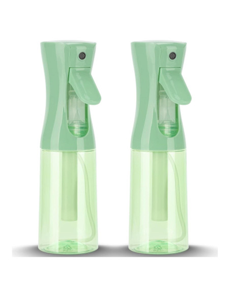 Botella Spray Niebla Fina 200ml Zuhose Verde Claro 2 Paquete Botella Spray Niebla Fina 200ml Zuhose Verde Claro 2 Paquete