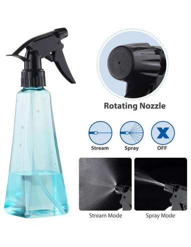 Botellas de Spray Boenoea 350ml (Paquete de 2) A Prueba de Fugas