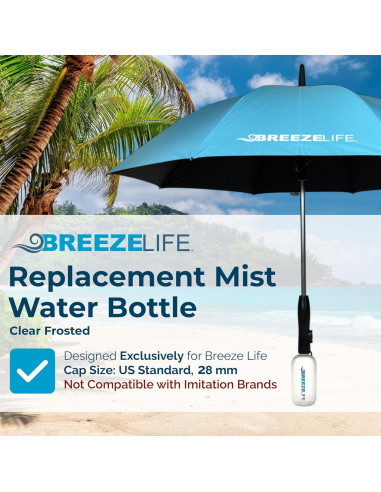 Botella de Mist de Reemplazo Breeze Life 0.47 L Transparente