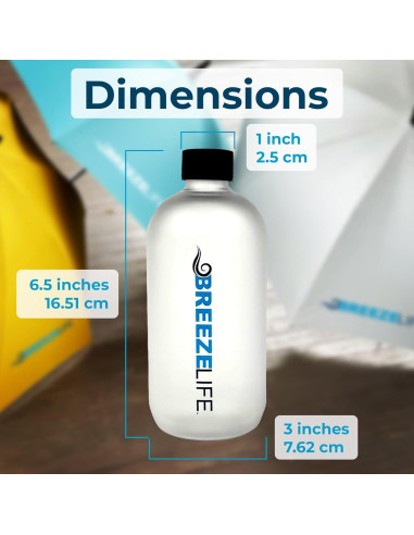 Botella de Mist de Reemplazo Breeze Life 0.47 L Transparente