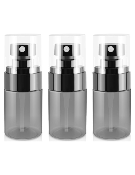 3 Botellas de Spray 30ml GIVITASOT Plástico Negro Nebulizador 3 Botellas de Spray 30ml GIVITASOT Plástico Negro Nebulizador
