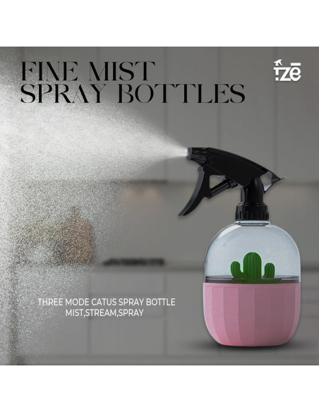 Botellas de Spray FZE Estilo Cactus 500ml Paquete de 2 Botellas de Spray FZE Estilo Cactus 500ml Paquete de 2