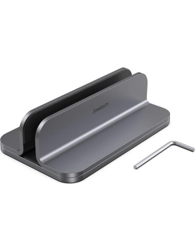 Soporte Vertical de Laptop JOKItech Aluminio Gris Espacial