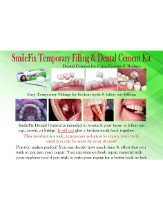 Kit de Reparación Dental SmileFix - Relleno y Cemento Temporal 2