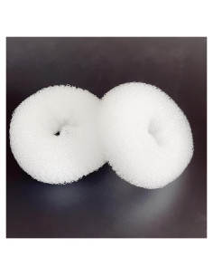 Set de 2 Hacedores de Moño Medianos SQULIGT - 7.6 cm Blanco