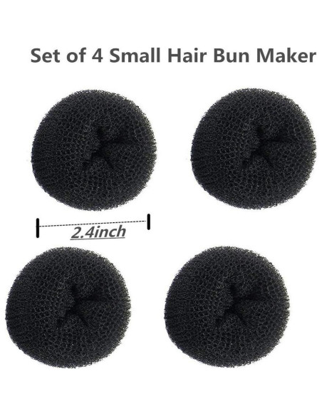 Paquete de 4 Hacedores de Moño Mini FULINJOY 6 cm Negro Paquete de 4 Hacedores de Moño Mini FULINJOY 6 cm Negro