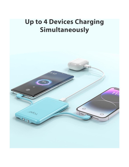 Cargador Portátil TG90 5000mAh con Enchufe Plegable Cargador Portátil TG90 5000mAh con Enchufe Plegable