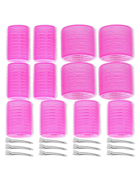 Juego de Rulos Autoadhesivos Shynek - 24 Piezas con Clips Juego de Rulos Autoadhesivos Shynek - 24 Piezas con Clips