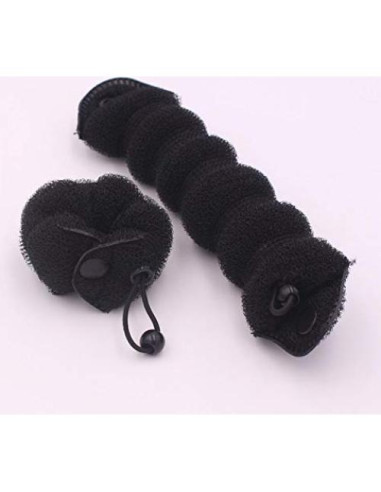 Juego de 3 Donut Bun Rings Estilistas de Cabello ASTRAQLE
