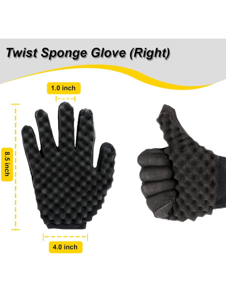 Set de Esponja para Cabello Selalu 4 Piezas - Rizado y Torcido Set de Esponja para Cabello Selalu 4 Piezas - Rizado y Torcido