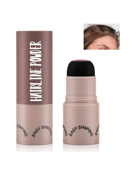 Corrector de Raíces de Cabello Boobeen - Polvo 3-en-1 Marrón Oscuro Corrector de Raíces de Cabello Boobeen - Polvo 3-en-1 Marrón Oscuro