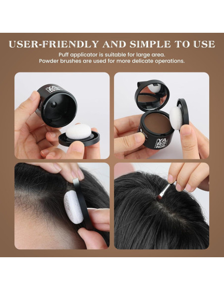 Polvo de Sombra para Cabello Rubio Oscuro Yargkos 3.97g Polvo de Sombra para Cabello Rubio Oscuro Yargkos 3.97g
