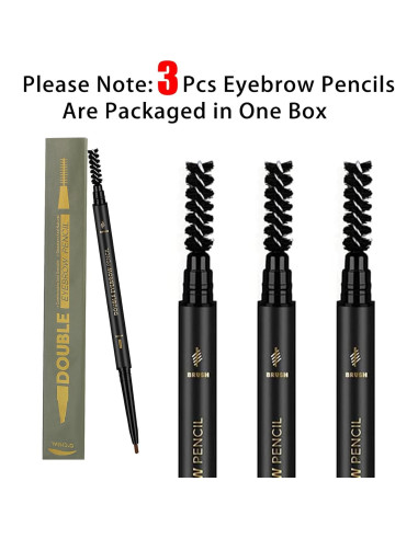 Kit de Cejas y Polvo para Cabello O'CHEAL - Marrón Oscuro