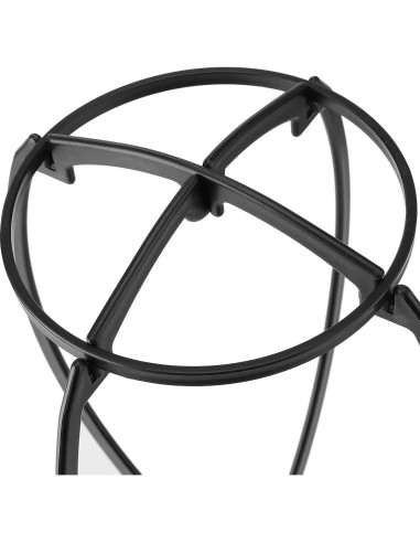 Soportes de Peluca Plegables JOIKIT 16 Piezas Negro 36 cm