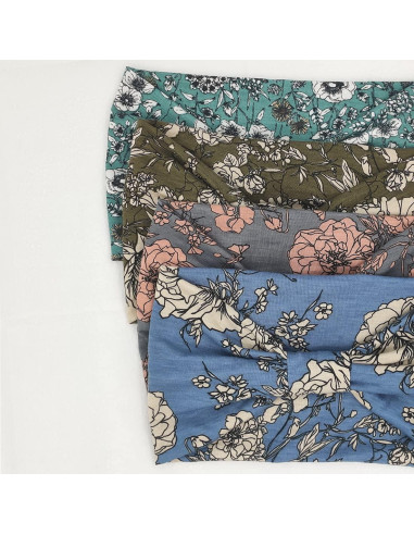 Diademas Boho Anchas YONUF para Mujeres - Paquete de 4 Colores