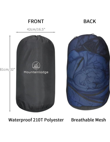 Saco de Almacenamiento MOUNTAINLODGE 110L para Saco de Dormir